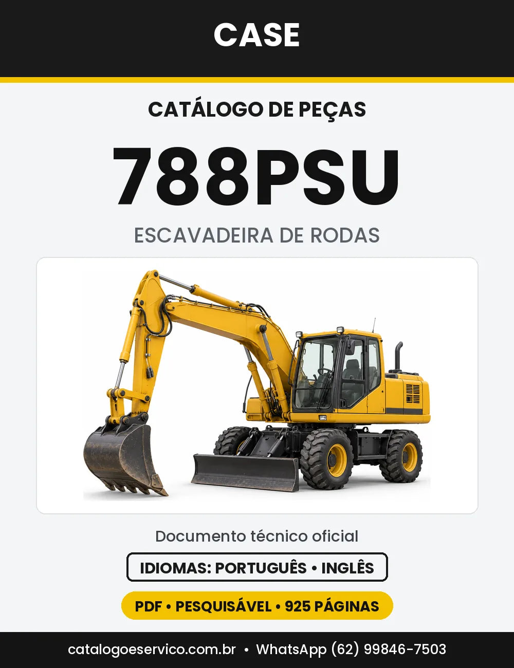 Catálogo de Peças Case 788PSU (Séries CGG0212501 e CGG0229001) — versão 788PSU — Série CGG0212501 em diante