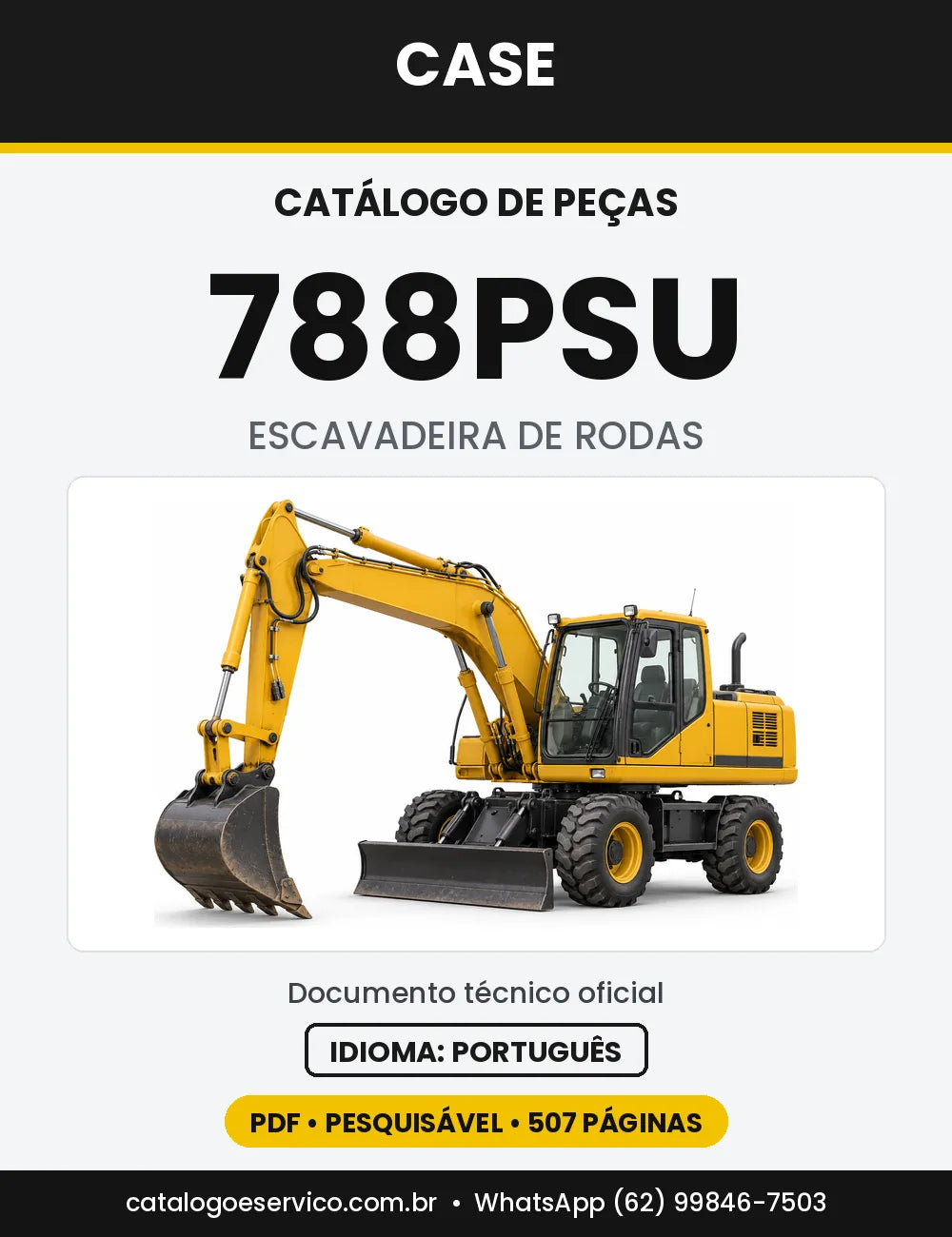 Catálogo de Peças Case 788PSU (Séries CGG0212501 e CGG0229001) — versão 788PSU — Série CGG0229001 em diante