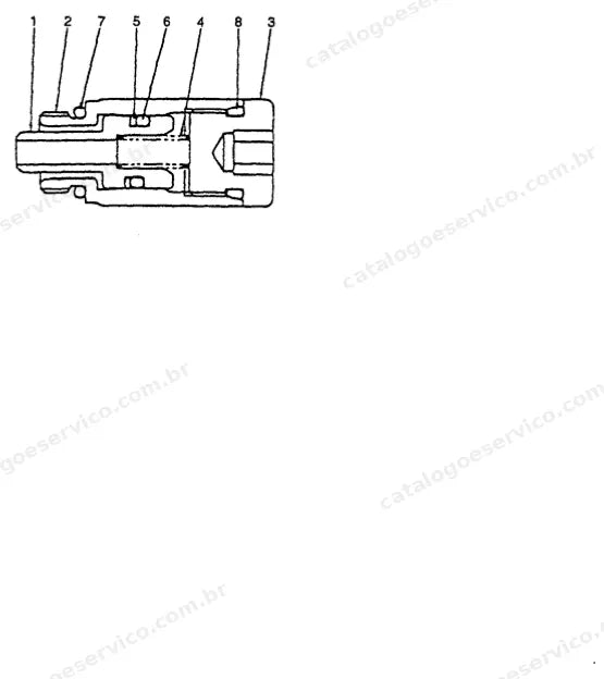 Catálogo de Peças Case CX22B — vista explodida de peças, imagem 3