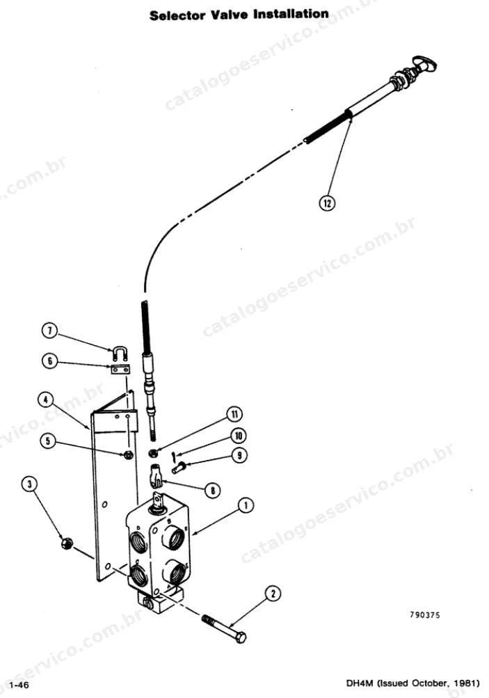 Catálogo de Peças Case DH4 (Motor 2,1 L e Motor Diesel 1,8 L) — vista explodida de peças, imagem 1