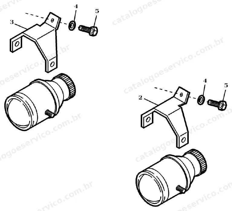 Catálogo de Peças Case WX240 (Padrão, Industry, Tier 3 e IND Tier 3) — vista explodida de peças, imagem 4