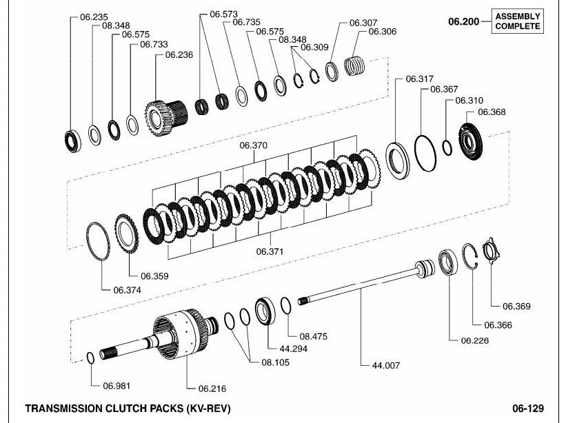 Catálogo de Peças Empilhadeira Clark C 50 D/C 60 D/C 70 D/C 80 D (Tier 3 Lot 9852) - página interna