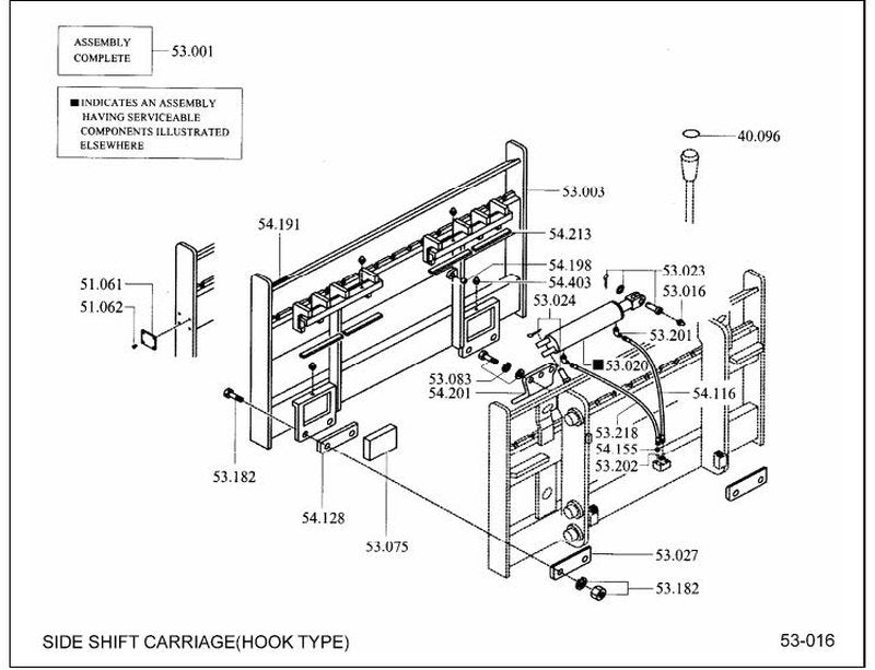 Catálogo de Peças Empilhadeira Clark C 60 L/C 70 L/C 75 L (Tier 4 Lot 9827) - página interna