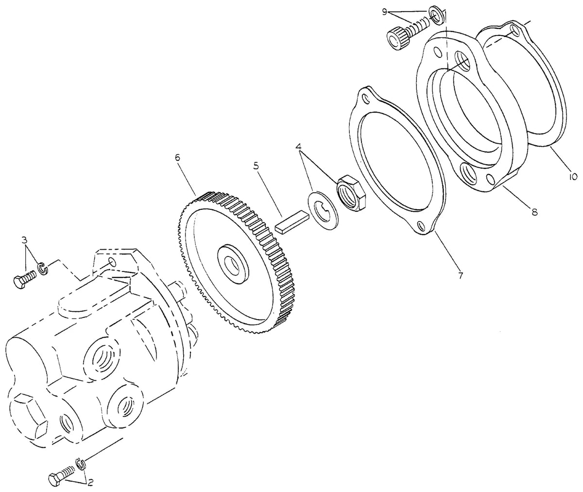 Catálogo de Peças Clark C500-H30/40/50/S60 LPG — vista explodida 1