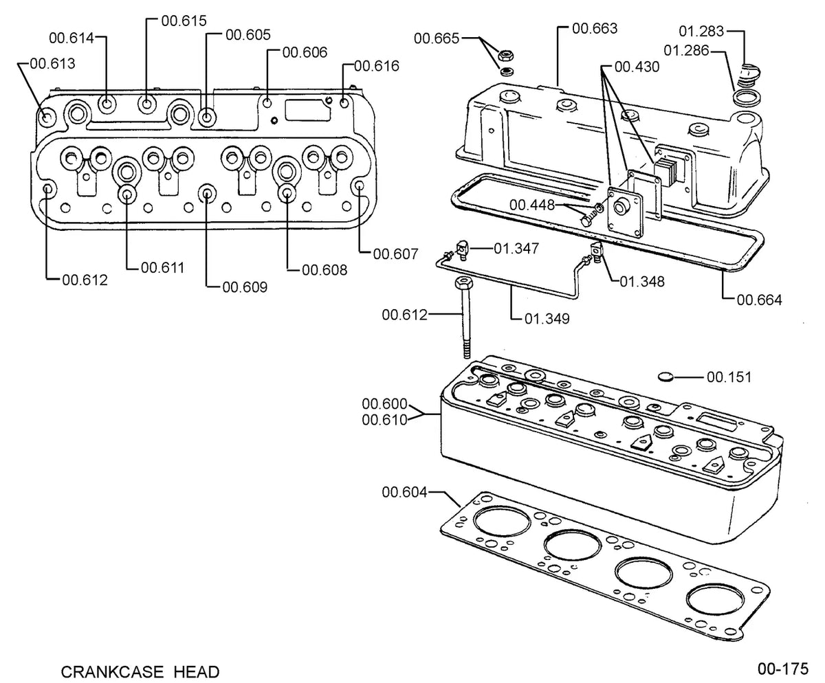 Catálogo de Peças Clark C500-H30/40/50/S60 LPG — vista explodida 3