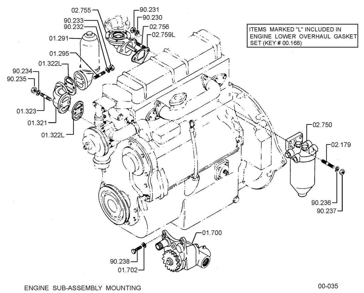 Catálogo de Peças Clark C500-H60/70/80 — vista explodida 2