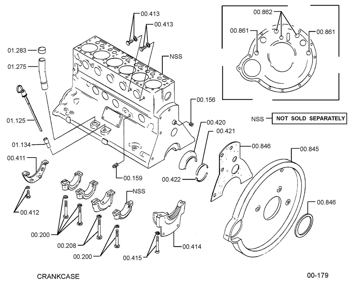 Catálogo de Peças Clark C500-Y110/135/155 GAS — vista explodida 4