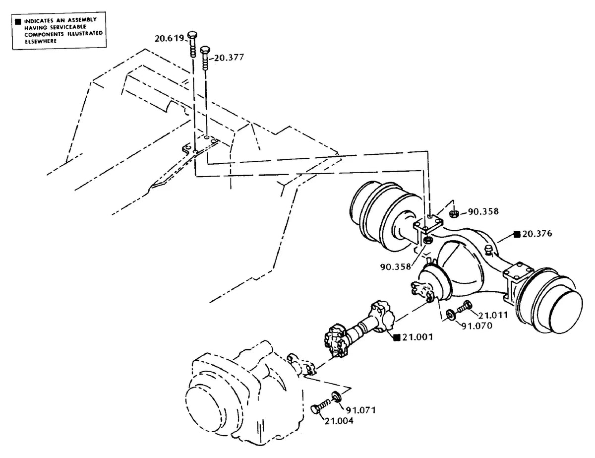 Catálogo de Peças Clark C500-Y225/Y250/Y300/Y350 — vista explodida 1