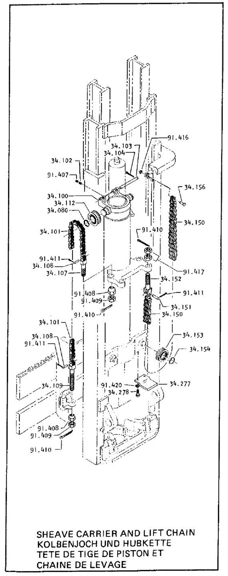 Catálogo de Peças Empilhadeira Clark C500 Y685 PD (Ref. I-110-12) - página interna