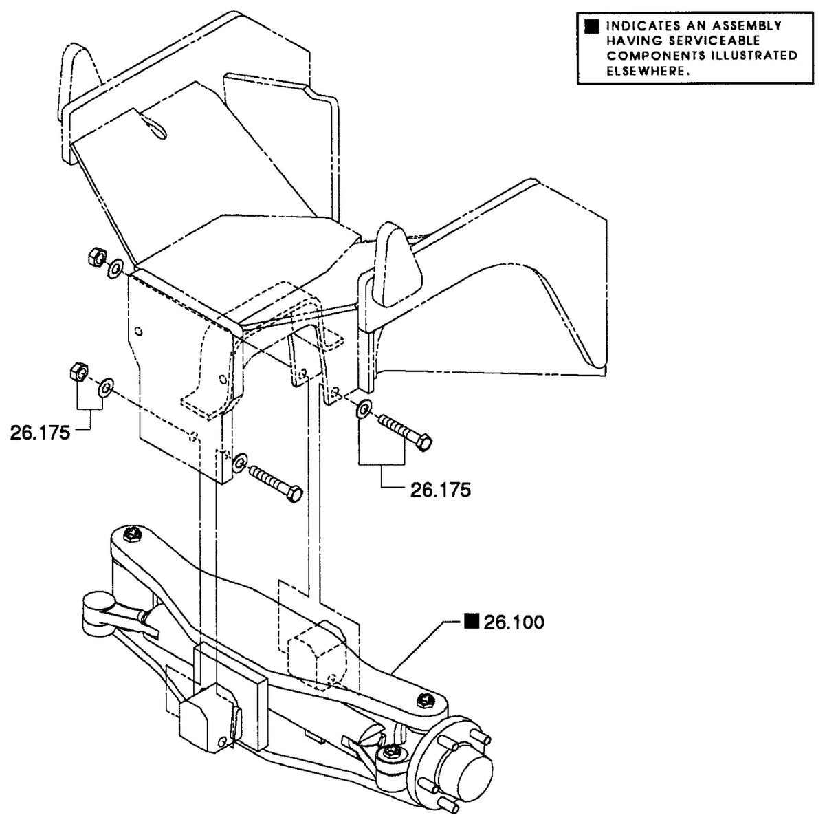 Catálogo de Peças Clark CGP20/25/30 Gas (Mitsubishi) — vista explodida 3