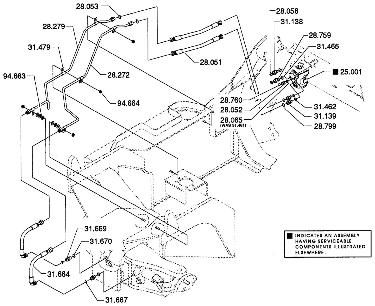 Catálogo de Peças Clark CGP20/25/30 LPG (Mitsubishi) — vista explodida 2