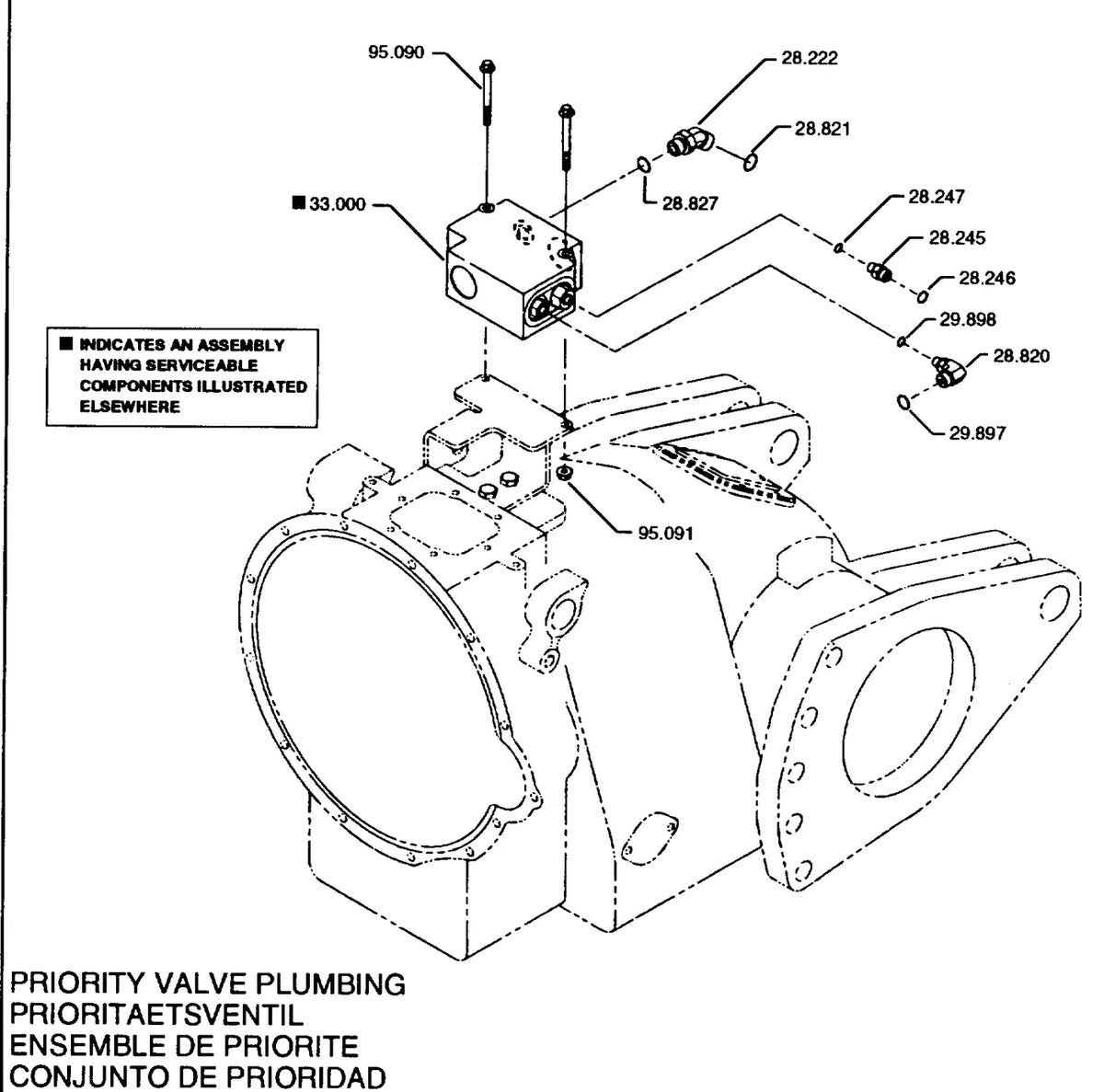 Catálogo de Peças Clark DP40 / DP50S / DP50 / CDP40 / CDP50 / CDP50S — vista explodida 3