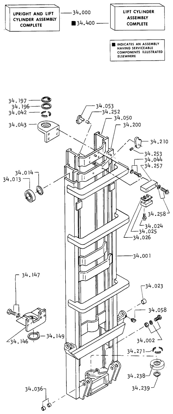 Catálogo de Peças Clark EC500-60/70/80 SV — vista explodida 4