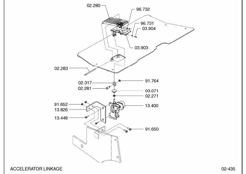 Catálogo de Peças Empilhadeira Clark ECX 20/ECX 25/ECX 30/ECX 30x/ECX 32 (Lot 9653) - página interna