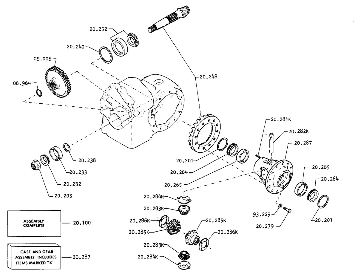 Catálogo de Peças Clark GCX20/30 Continental Engine — vista explodida 2