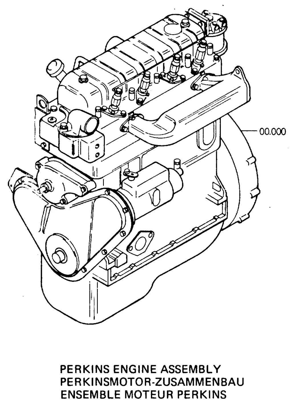 Catálogo de Peças Clark GY235PD — vista explodida 1