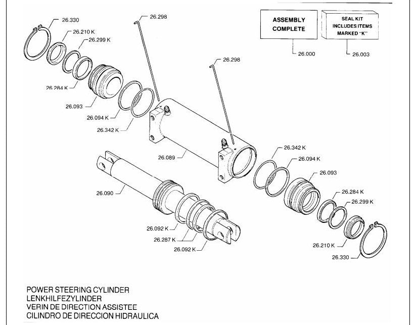 Catálogo de Peças Empilhadeira Clark Série M375 D (diesel, Lot GEF8026) (Ref. I-289-3) - página interna