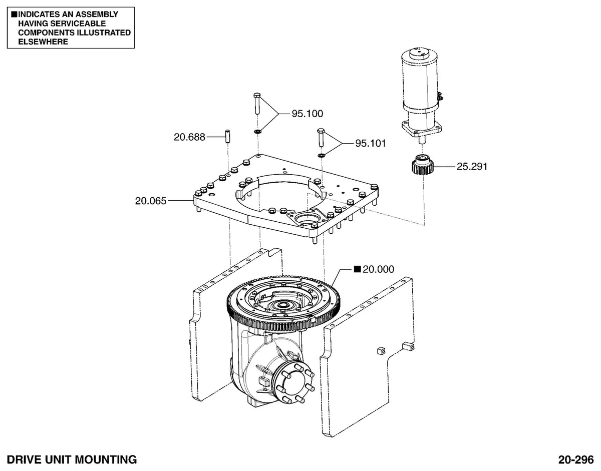 Catálogo de Peças Clark SRX16 / SRX14 / SRX146 — vista explodida 2
