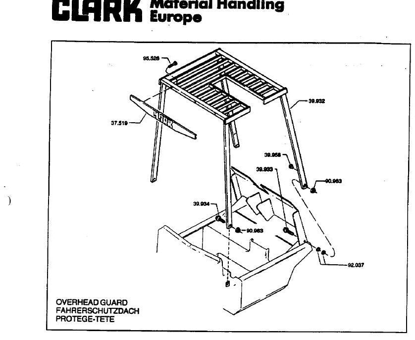 Catálogo de Peças Empilhadeira Clark TM 145 (Ref. I-263-9) - página interna