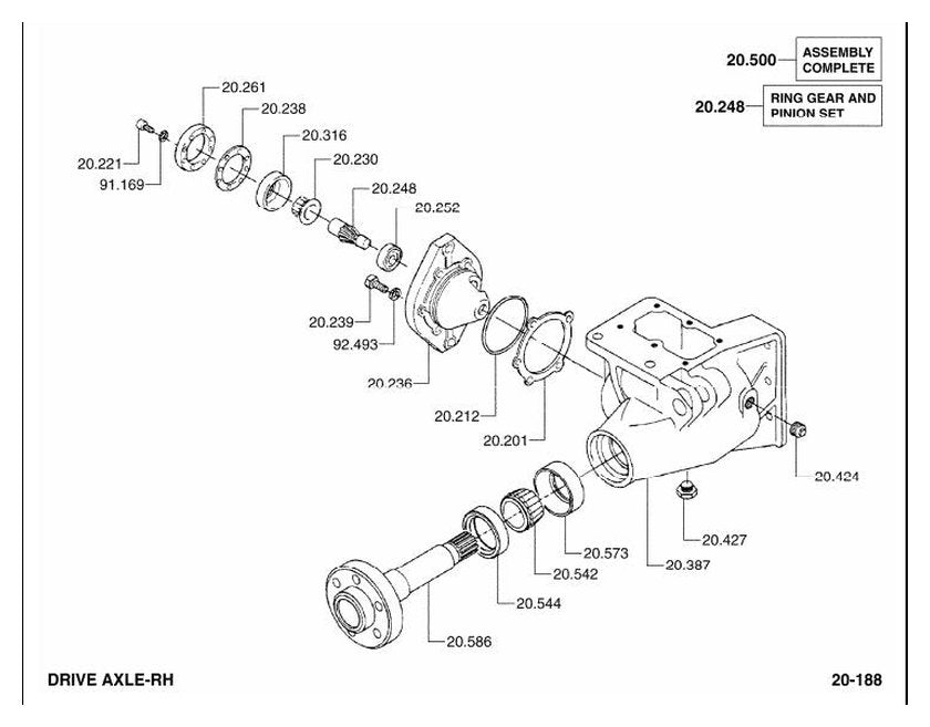 Catálogo de Peças Empilhadeira Clark TMX 12/TMX 13/TMX 15s/TMX 15/TMX 17 (Lot 9803) - página interna