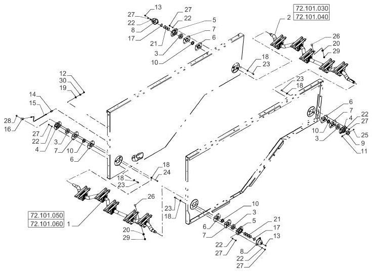 CATALOGO DE PEÇAS COLHEITADEIRA ELEVADOR DE PALHAS - TX4.90 NEW HOLLAND