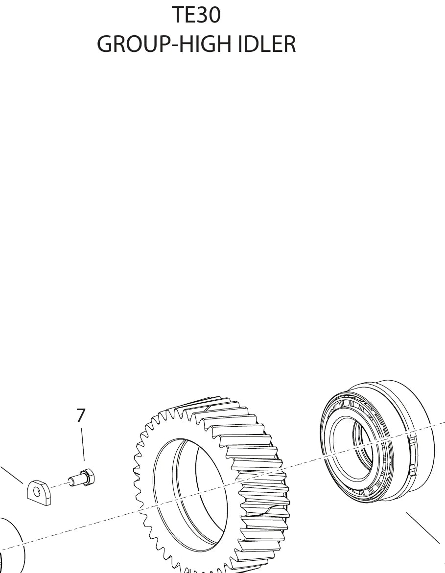 Catálogo de Peças Transmissão Dana Spicer TE30 157TE30510-1 — Terex Powershift — página 1 do documento