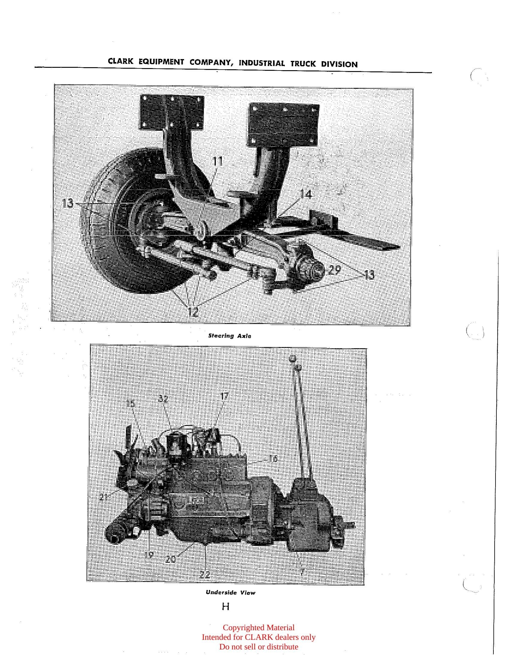 Catálogo de Peças Empilhadeira Clark Yardlift '60' (Serial 60) - página interna