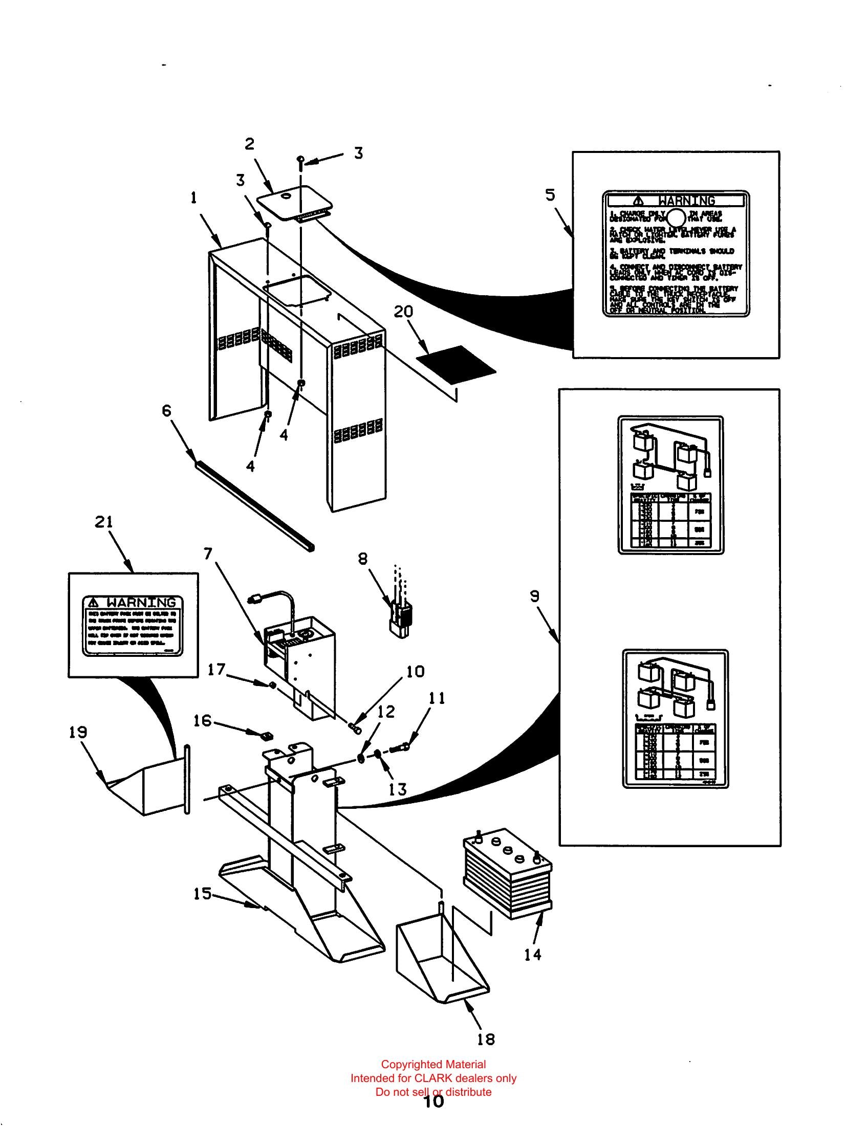 Catálogo de Peças Empilhadeira Elétrica Stacker Clark WP40 (Lot 8022) - página interna