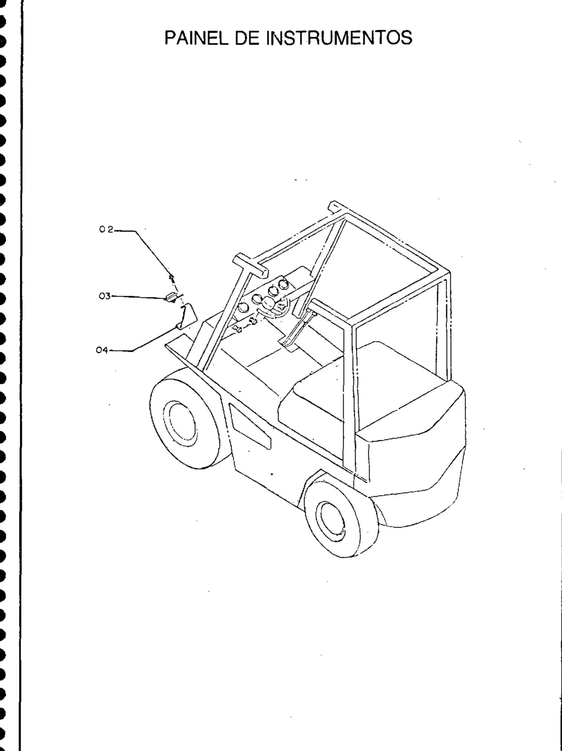 Catálogo de Peças Toyota 4FG20 e 4FG25 — vista explodida 4