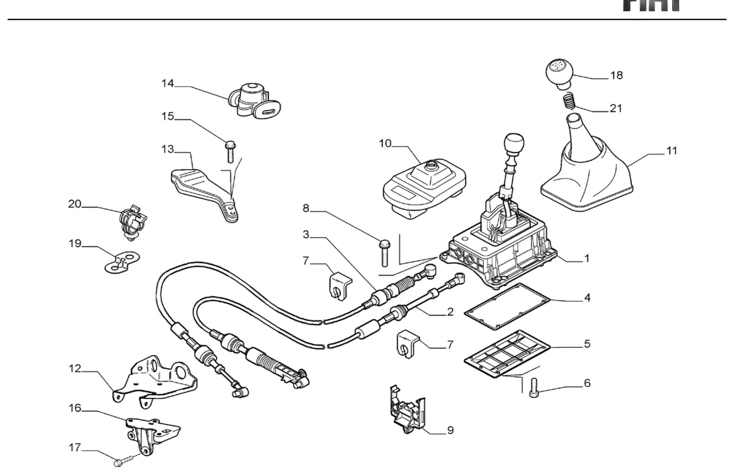 Catálogo de Peças Fiat Stilo 1.8 16V (2003-2007) — vista explodida 1 (pág. 102 do PDF)