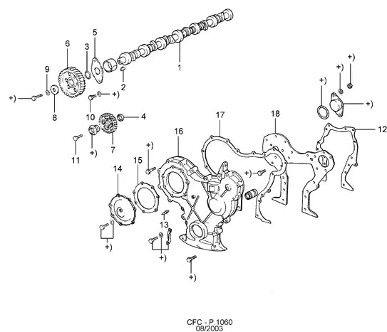 Catálogo de Peças Ford Cargo 1215 e 1217 — vista explodida 2