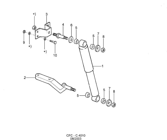 Catálogo de Peças Ford Cargo 1416 Argentina — vista explodida 3