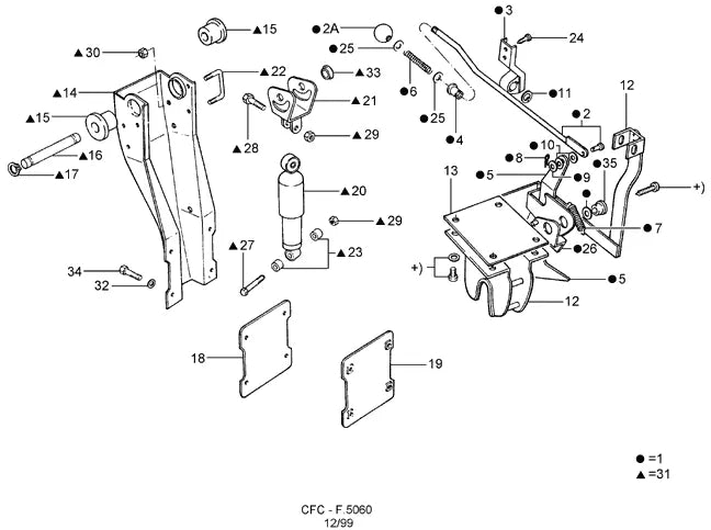 Catálogo de Peças Ford Cargo 1417 — vista explodida 4