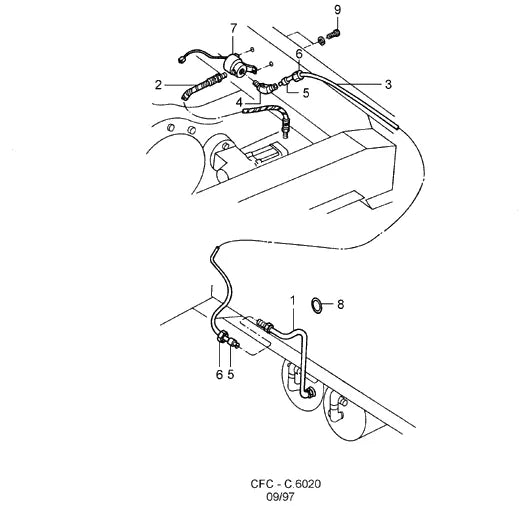 Catálogo de Peças Ford Cargo 1422 — vista explodida 3
