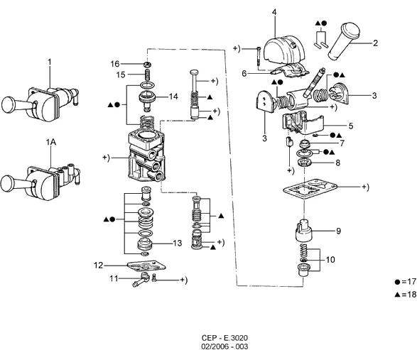 Catálogo de Peças Ford Cargo 1517E 4x2 — vista explodida 2