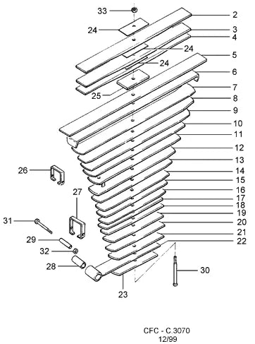 Catálogo de Peças Ford Cargo 1617 — vista explodida 4