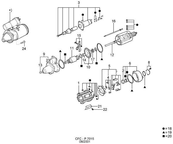 Catálogo de Peças Ford Cargo 1622 e 1722 — vista explodida 2