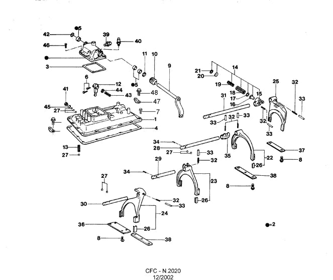 Catálogo de Peças Ford Cargo 1721 — vista explodida 4