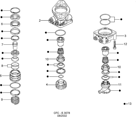 Catálogo de Peças Ford Cargo 1731 — vista explodida 2