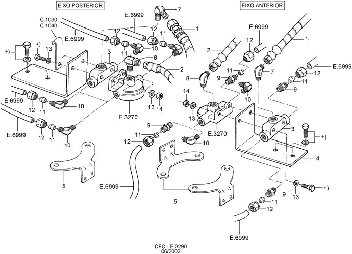 Catálogo de Peças Ford Cargo 2622 — vista explodida 2
