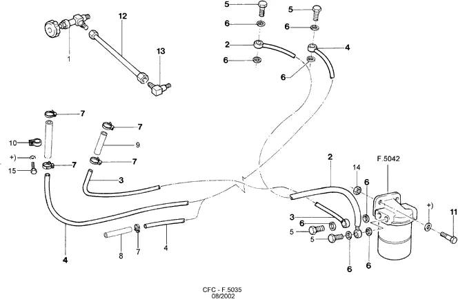 Catálogo de Peças Ford Cargo 2630 e 2631 — vista explodida 4