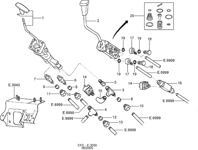 Catálogo de Peças Ford Cargo 2631 — vista explodida 2
