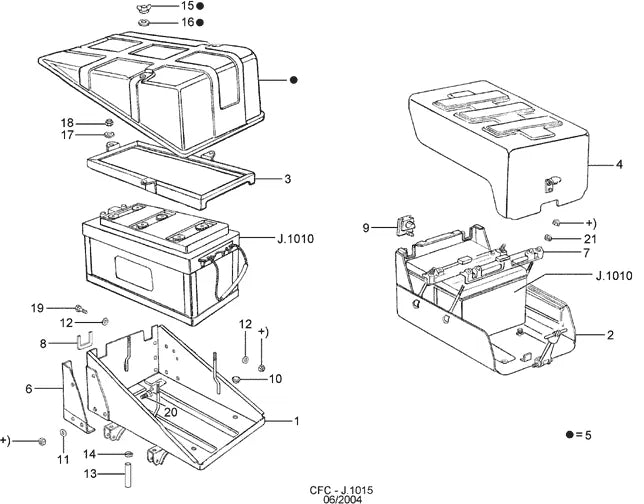 Catálogo de Peças Ford Cargo 2631 — vista explodida 4