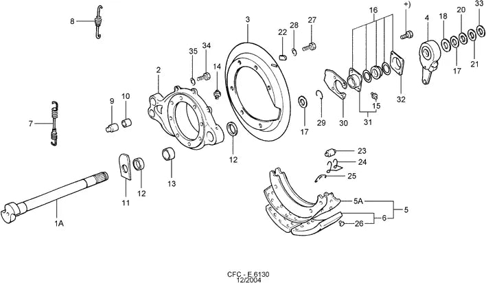 Catálogo de Peças Ford Cargo 2831 — vista explodida 2