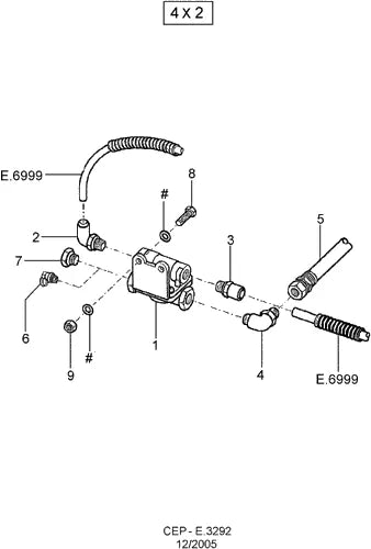 Catálogo de Peças Ford Cargo 3222 — vista explodida 2