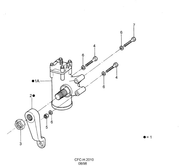 Catálogo de Peças Ford Cargo 4031 — vista explodida 4