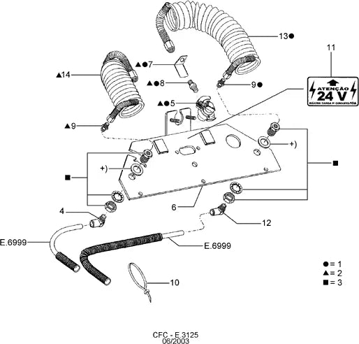 Catálogo de Peças Ford Cargo 4331 — vista explodida 2