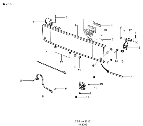 Catálogo de Peças Ford Cargo 4532E e 1832E — vista explodida 1