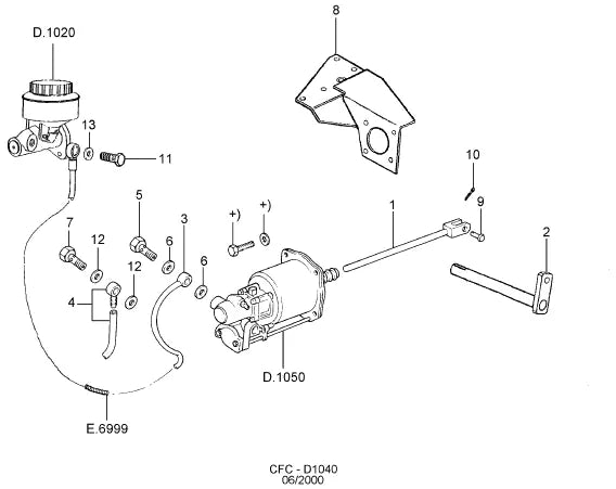 Catálogo de Peças Ford Cargo 5031 — vista explodida 4