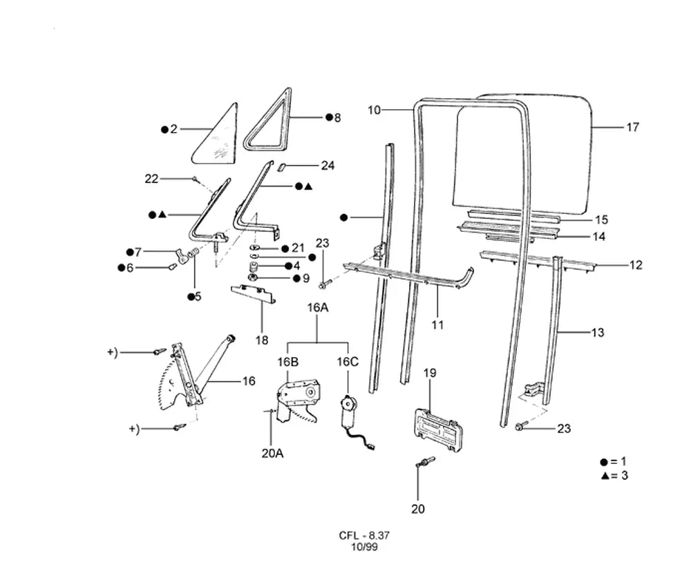 Catálogo de Peças Ford F-4000 — vista explodida 4